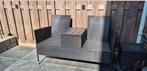 Mooie wicker tuinset met 2 zitplaatsen, Tuin en Terras, 2 zitplaatsen, Verzenden, Bank, Zo goed als nieuw
