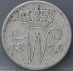 Zilveren kwartje 1825 U - 25 cent 1825 U - Willem 1, Postzegels en Munten, Munten | Nederland, Koning Willem I, Zilver, Losse munt