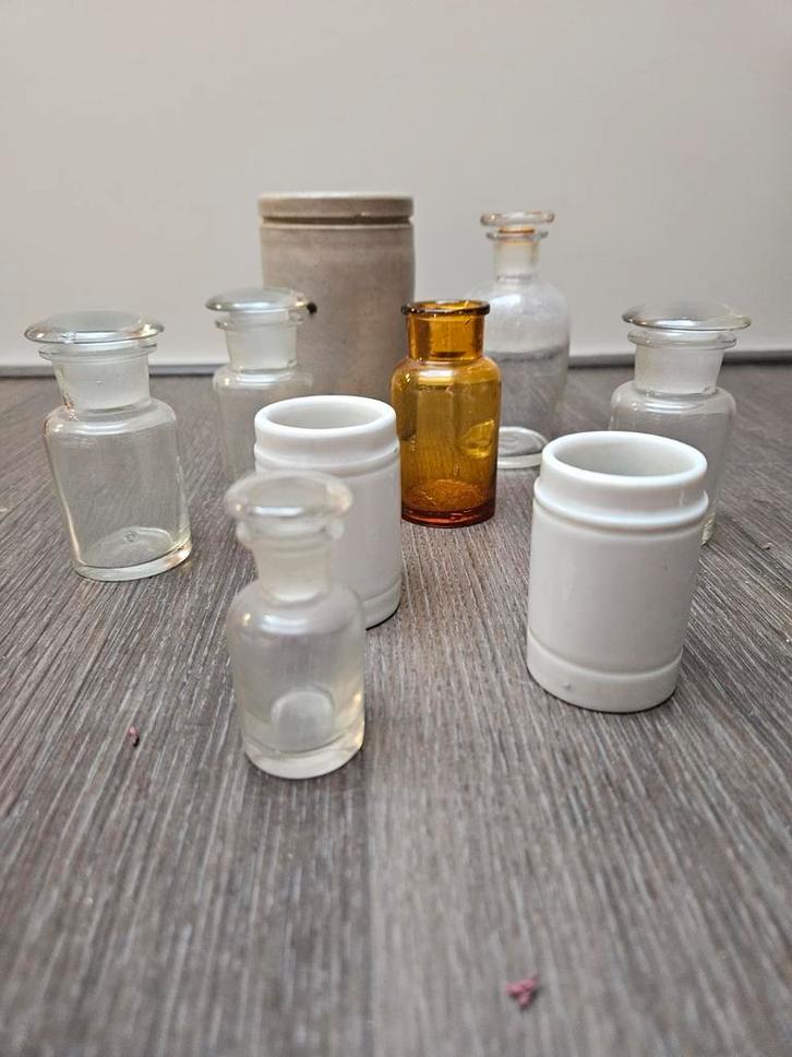 Vintage Apothekersflessen Collectie, Antiek en Kunst, Antiek | Glas en Kristal, Ophalen