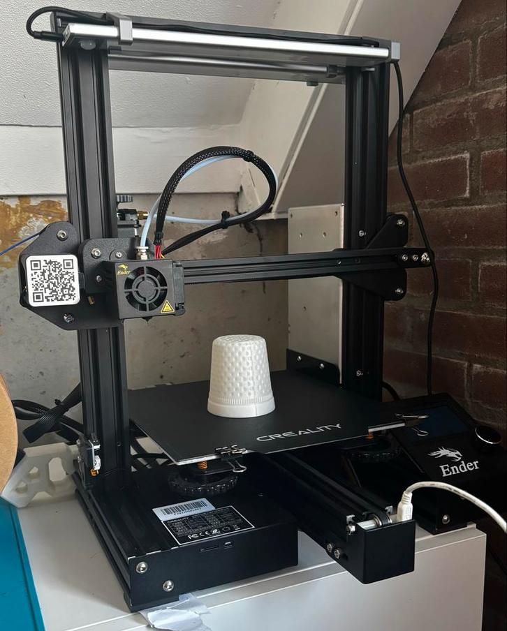 3D Printer met Wifi Upgrade - Perfect Werkend, Computers en Software, 3D Printers, Zo goed als nieuw, Ingebouwde Wi-Fi, Ophalen