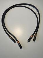 noWire RCA WBT-stijl interlink 0,8m, Ophalen of Verzenden, Gebruikt, Minder dan 2 meter, Interlink-kabel