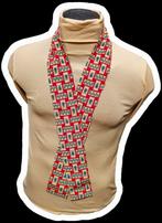 Zijden Choker - Sjaal 130x7 cm, Ophalen of Verzenden, Met patroon, Rood, Nieuw