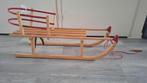 Mooie houten kinderslee met rugleuning, Kinderen en Baby's, Speelgoed | Buiten | Sleeën, Ophalen, Rugleuning, Zo goed als nieuw