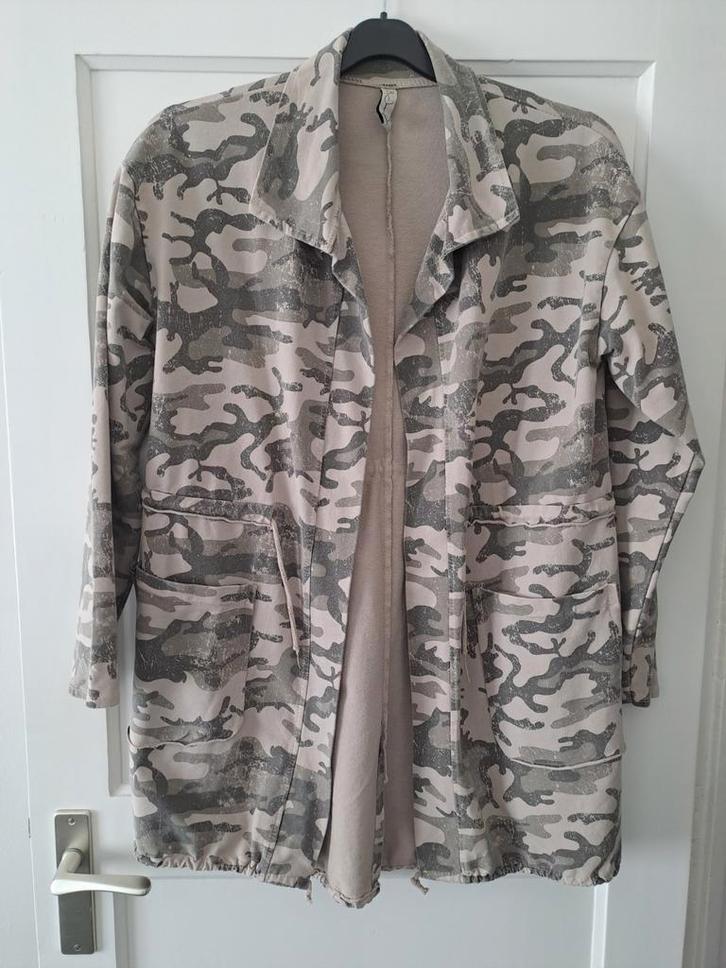 Leuk voorjaar/najaars jasje By Jean Frère 44-46, Kleding | Dames, Jassen | Zomer, Zo goed als nieuw, Maat 42/44 (L), Groen, Ophalen of Verzenden