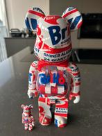 Bearbrick Andy Warhol ‘Brillo’ 400% + 100%, Ophalen of Verzenden