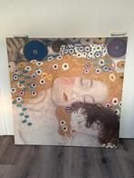 Ikea canvas, Gustav Klimt, moeder en kind, Ophalen, Zo goed als nieuw, 75 tot 100 cm, Foto of Poster