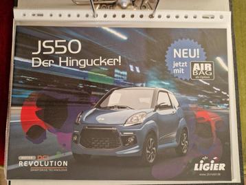 Folders Ligier brommobielen en circuitauto's beschikbaar voor biedingen