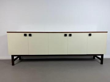 Vintage design wengé houten dressoir  jaren 60 beschikbaar voor biedingen