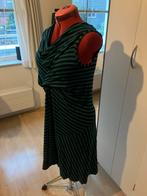 Cora Kemperman jurk petrol/zwart XXL, Ophalen, Zwart, Maat 46/48 (XL) of groter, Knielengte