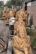 Oud roest look grote leeuwen, Ophalen of Verzenden, Nieuw, Beton, Dierenbeeld