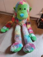 Regenboog aap knuffel 85 cm, Ophalen of Verzenden
