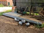 Pvc 200mm buizen en koppelstukken, Doe-het-zelf en Verbouw, Buizen en Afvoer, Ophalen, Pvc, 4 tot 6 meter, Zo goed als nieuw