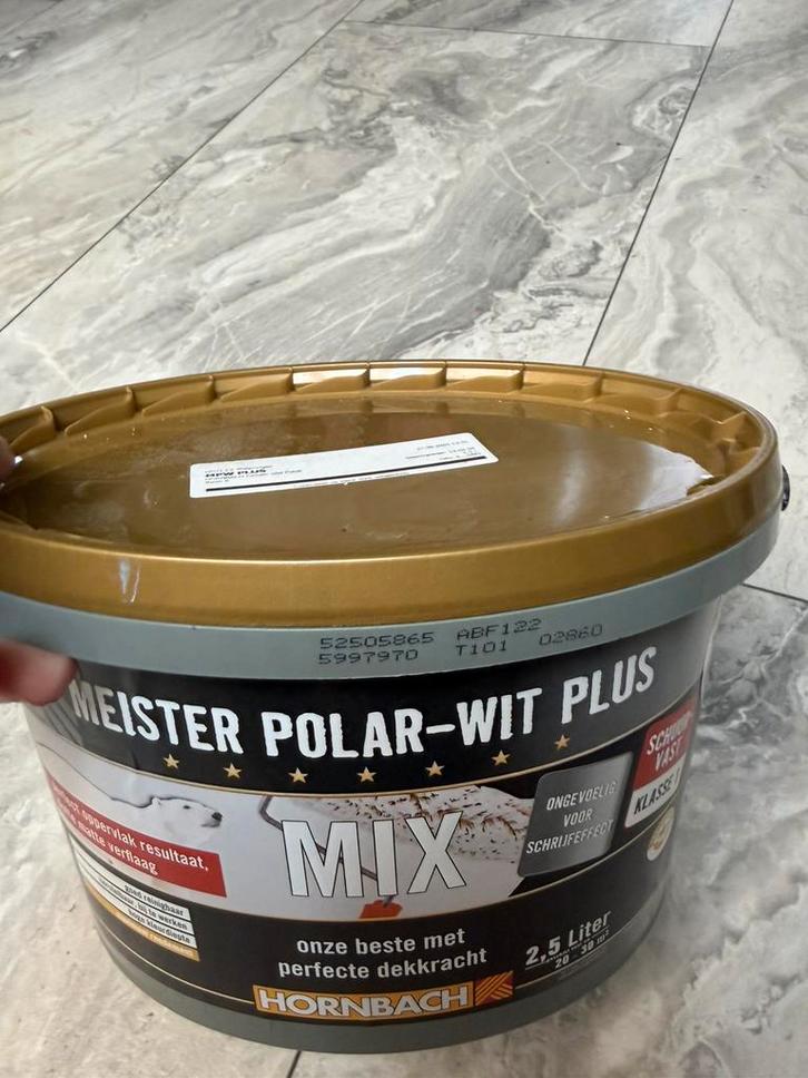 Muurverf, Doe-het-zelf en Verbouw, Verf, Beits en Lak, Nieuw, Verf, Minder dan 5 liter, Beige, Ophalen of Verzenden