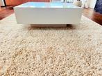 Salon tafel zijdeglans wit, Huis en Inrichting, Ophalen, 50 tot 100 cm, Trendy, design,, Vierkant