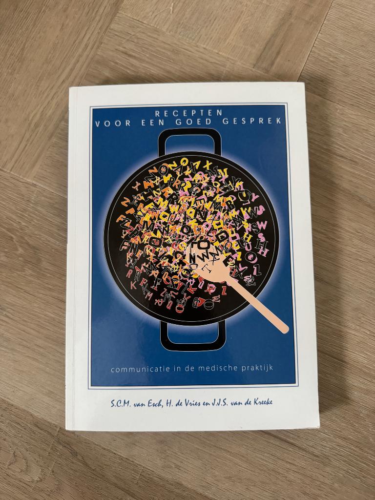 Recepten voor een goed gesprek - van Esch, Ophalen of Verzenden, Beta, Zo goed als nieuw, WO