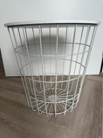 Bijzettafel/ mand / Draadmand, Ophalen of Verzenden, Zo goed als nieuw, Rond