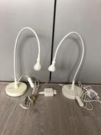 2 bureaulampjes   van Ikea, Huis en Inrichting, Lampen | Tafellampen, Minder dan 50 cm, Gebruikt, Metaal, Ophalen