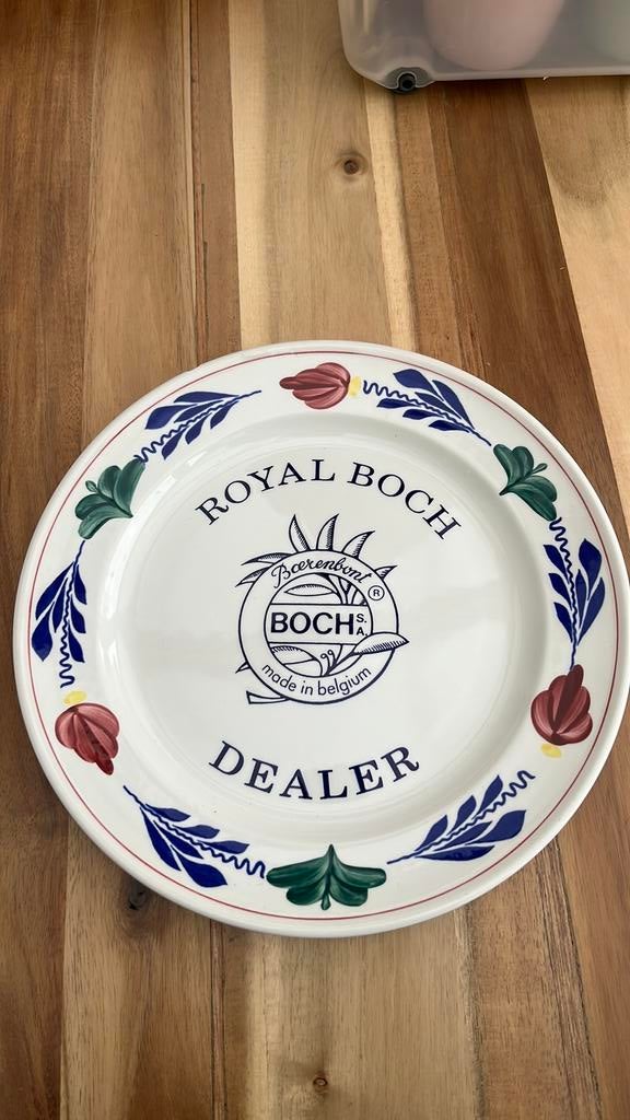 Royal Boch Boerenbont Dealer Bord, Antiek en Kunst, Antiek | Wandborden en Tegels, Ophalen