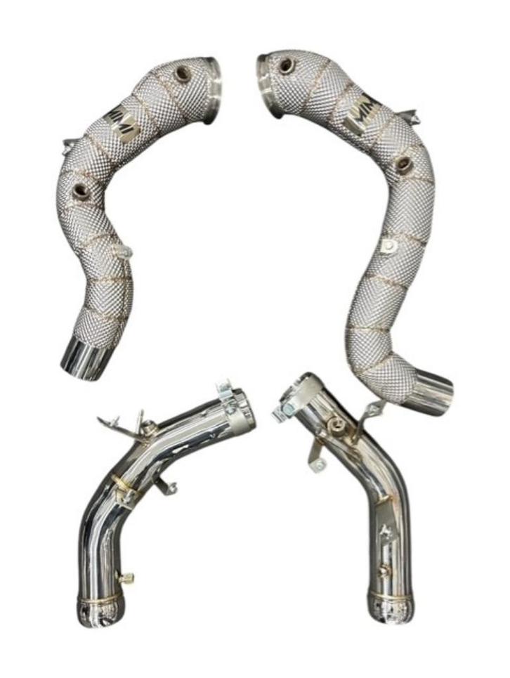 Downpipe 3" Mercedes E63/E63S AMG W213 OPF (Heatshield), Auto diversen, Tuning en Styling, Ophalen of Verzenden