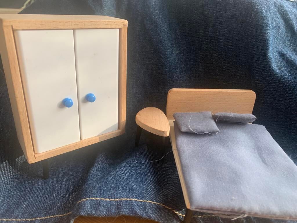 Poppenhuis meubeltjes, Ophalen, Zo goed als nieuw, Poppenhuis