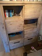 Zeer nette kast acaciahout 165x140x45cm, Huis en Inrichting, Kasten | Buffetkasten, Ophalen, Zo goed als nieuw, 25 tot 50 cm