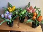 kunst tulpen  real touch in pot, Nieuw, Ophalen of Verzenden