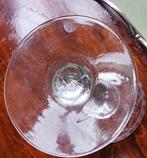 Oud kristal glas 4x port of likeur Miekje,, Ophalen of Verzenden