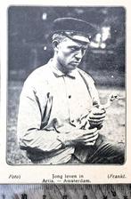 Artis 1924; jong leven in Artis, een struisvogeljong, Verzenden, Voor 1940, Gebruikt, Dier