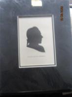 3 Mooie Silhouetten /Houtsn. Belangrijke pers om in te lijst, Antiek en Kunst, Kunst | Litho's en Zeefdrukken, Ophalen of Verzenden
