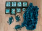 Kerstversiering kerstboom kerstballen etc turqouise, Diversen, Kerst, Ophalen, Zo goed als nieuw