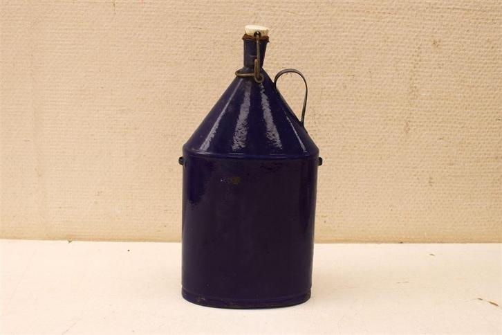 Emaille Veldfles 44588, Antiek en Kunst, Antiek | Emaille, Ophalen of Verzenden