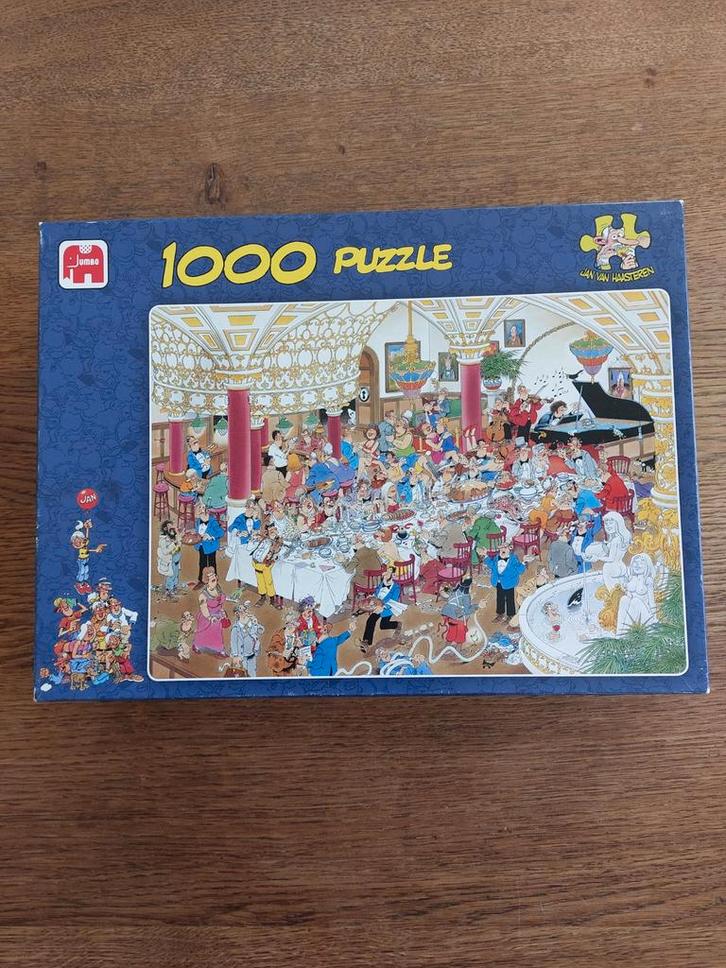 Jan van Haasteren - De Bruiloft - 1000 stukjes, Hobby en Vrije tijd, Denksport en Puzzels, Ophalen of Verzenden