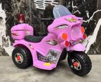 Politiemotor roze 6v Sirene - Verlichting - geluidjes - Lede, Ophalen of Verzenden, Nieuw