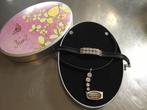 Te koop splinternieuwe 3 delig sieradenset van Fossil, Sieraden, Tassen en Uiterlijk, Kettingen, Overige materialen, Zwart, Met kristal