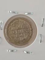 10 cent dubbeltje 1941wilhelmina, Zilver, Ophalen of Verzenden, 10 cent, Koningin Wilhelmina