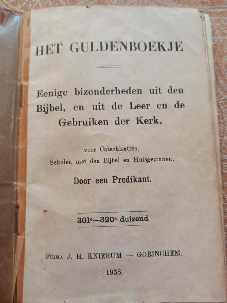Het guldenboekje 1938, Boeken, Godsdienst en Theologie, Gelezen, Ophalen of Verzenden