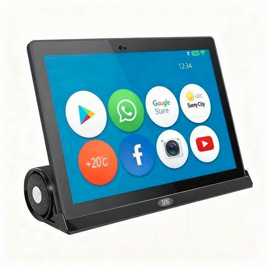 Wiesba senioren tablet 10,1" 4G SOS-Knop, Computers en Software, Android Tablets, Nieuw, Wi-Fi en Mobiel internet, 10 inch, 64 GB
