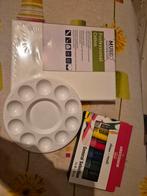 Schilderspullen set - Canvas, verf, palet, Hobby en Vrije tijd, Ophalen, Nieuw