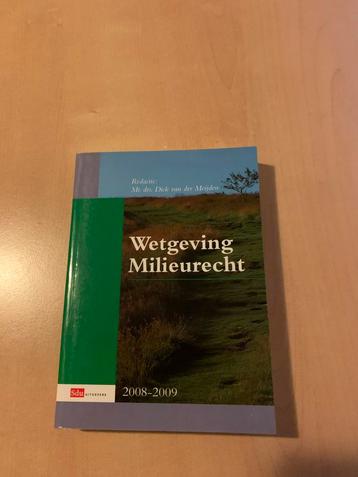 Wetgeving Milieurecht 2008-2009 beschikbaar voor biedingen