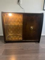 Vintage drankenkast met verlichting – uniek retro meubelstuk, Huis en Inrichting, Kasten | Overige, Ophalen of Verzenden, Gebruikt