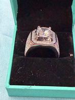 zilver ring 925  met gecertificeerde lab grown diamant, Sieraden, Tassen en Uiterlijk, Ringen, 19 tot 20, Nieuw, Ophalen of Verzenden