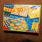 Mega 50 Bordspel, Hobby en Vrije tijd, Gezelschapsspellen | Bordspellen, Gebruikt, Onbekend, Ophalen of Verzenden, Reisspel