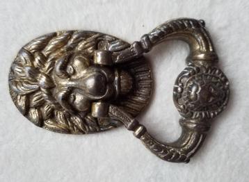 Deurklopper  Antiek Leeuwenkop Messing/koper beschikbaar voor biedingen