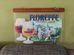 Bier plaat floreffe 45x35 cm, Verzamelen, Biermerken, Ophalen of Verzenden, Gebruikt, Reclamebord, Plaat of Schild, Overige merken