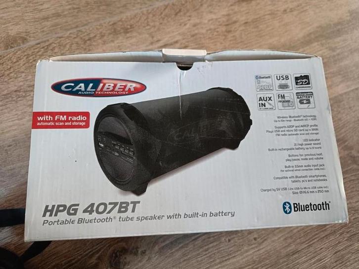 Caliber HPG 407BT Bluetooth Speaker, Audio, Tv en Foto, Luidsprekers, Zo goed als nieuw, Overige typen, Minder dan 60 watt, Overige merken