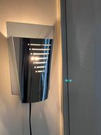Postmoderne vintage metalen chromen wandlamp, Ophalen of Verzenden, Gebruikt, Metaal, Postmodern