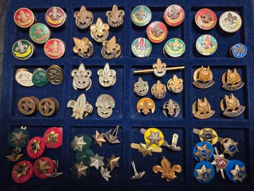 Scouting Boy Scouts en BSA knoopsgatspelden en jaarsterren, Verzamelen, Scouting, Gebruikt, Embleem, Speld of Insigne, Ophalen of Verzenden