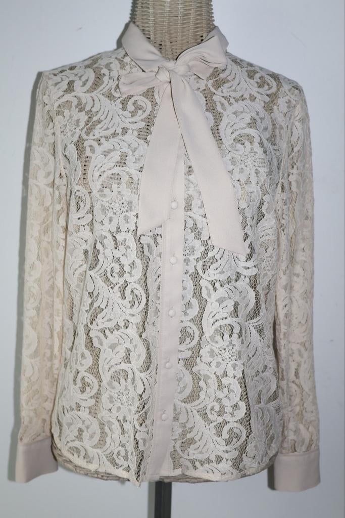 Rosemunde kanten blouse - maat 38 M, Kleding | Dames, Beige, Rosemunde ApS, Ophalen of Verzenden, Zo goed als nieuw