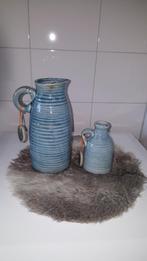 Blauwe vazen woonaccessoires, Huis en Inrichting, Ophalen, Blauw, Aardewerk of Porselein, Zo goed als nieuw