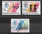 Indonesie 1984 Olympische Spelen Los Angeles sport, Postzegels en Munten, Verzenden, Gestempeld, Zuidoost-Azië
